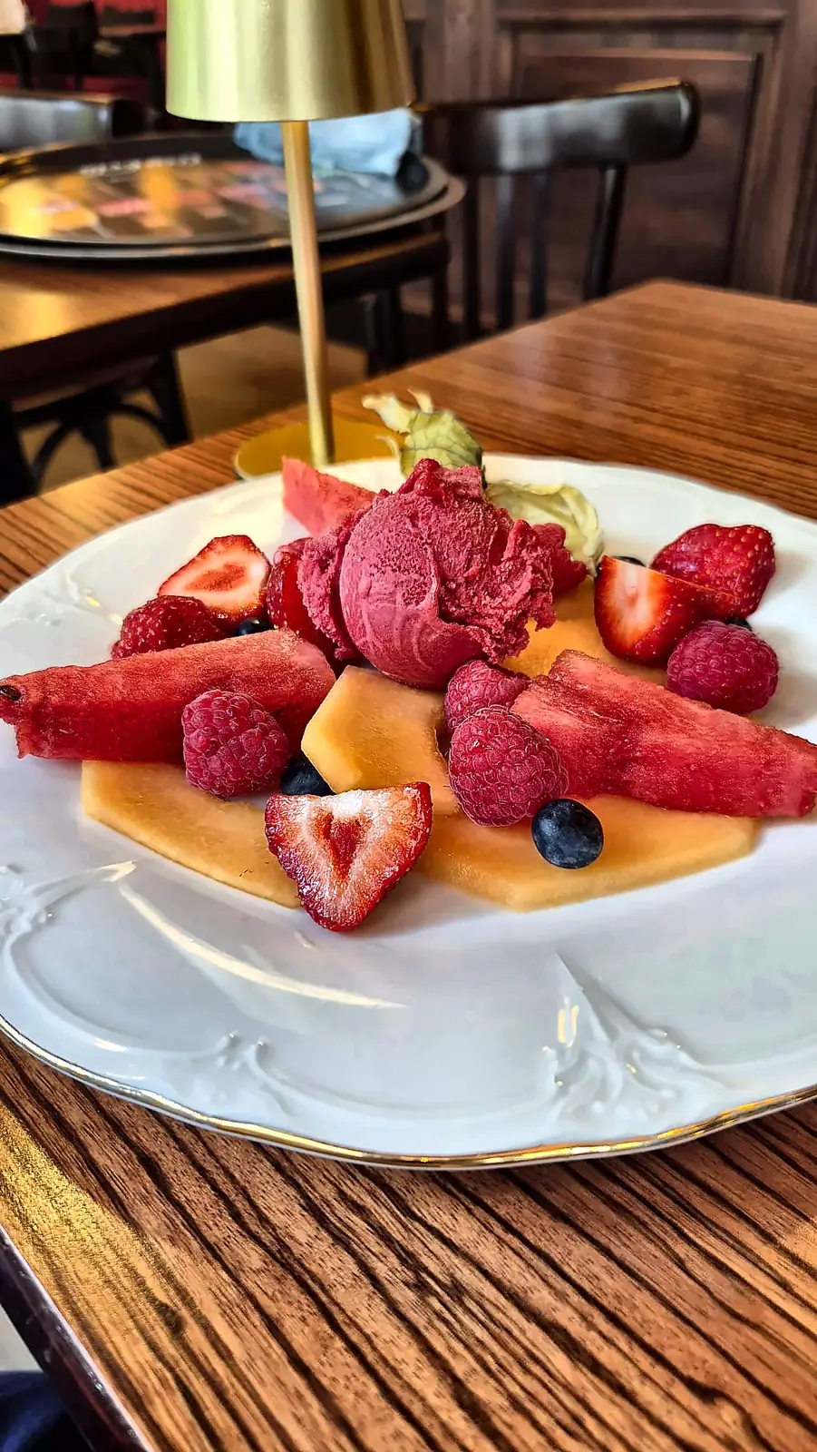 Fruits frais & sorbet