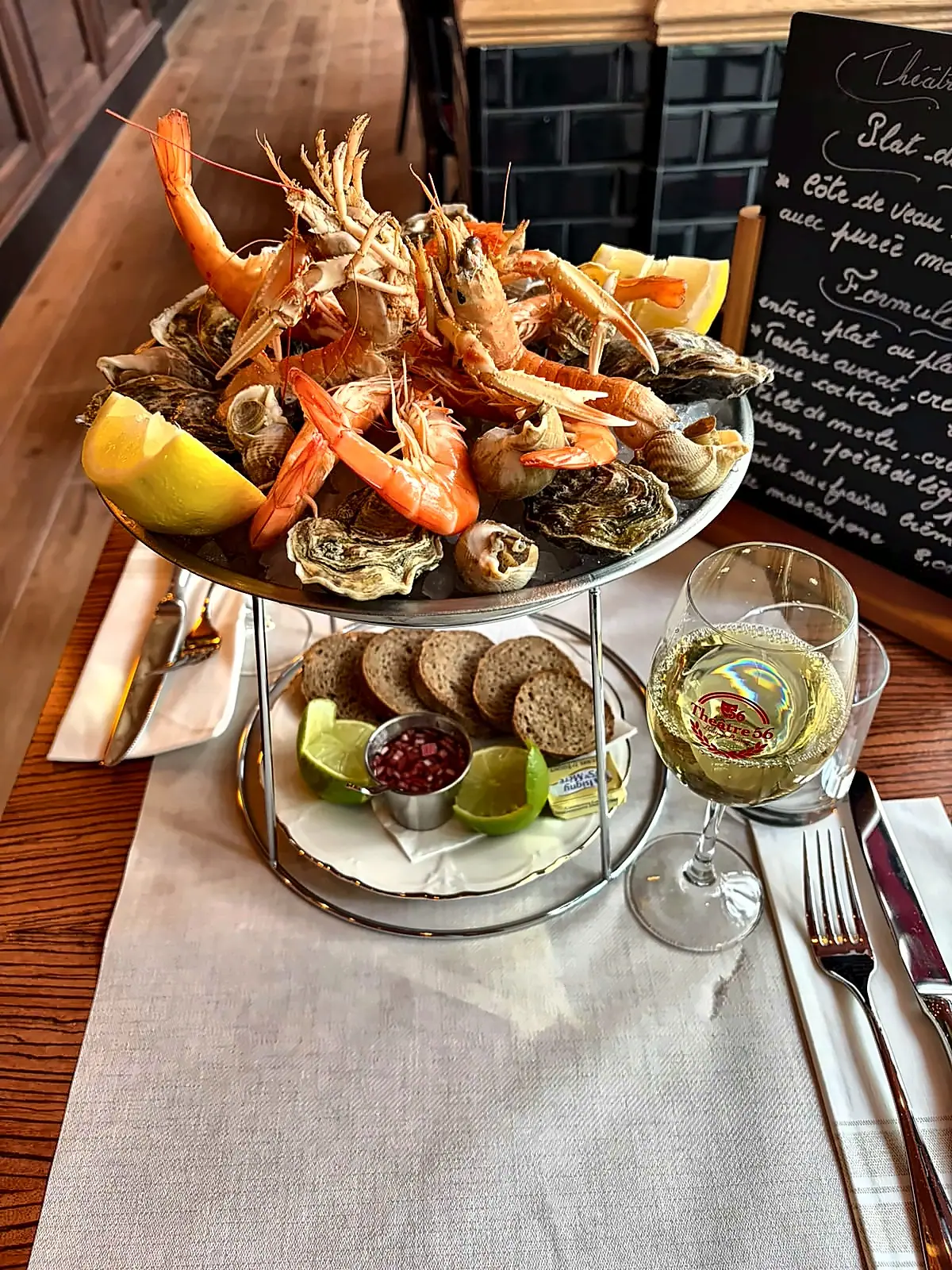 Le grand plateau de fruits de mer