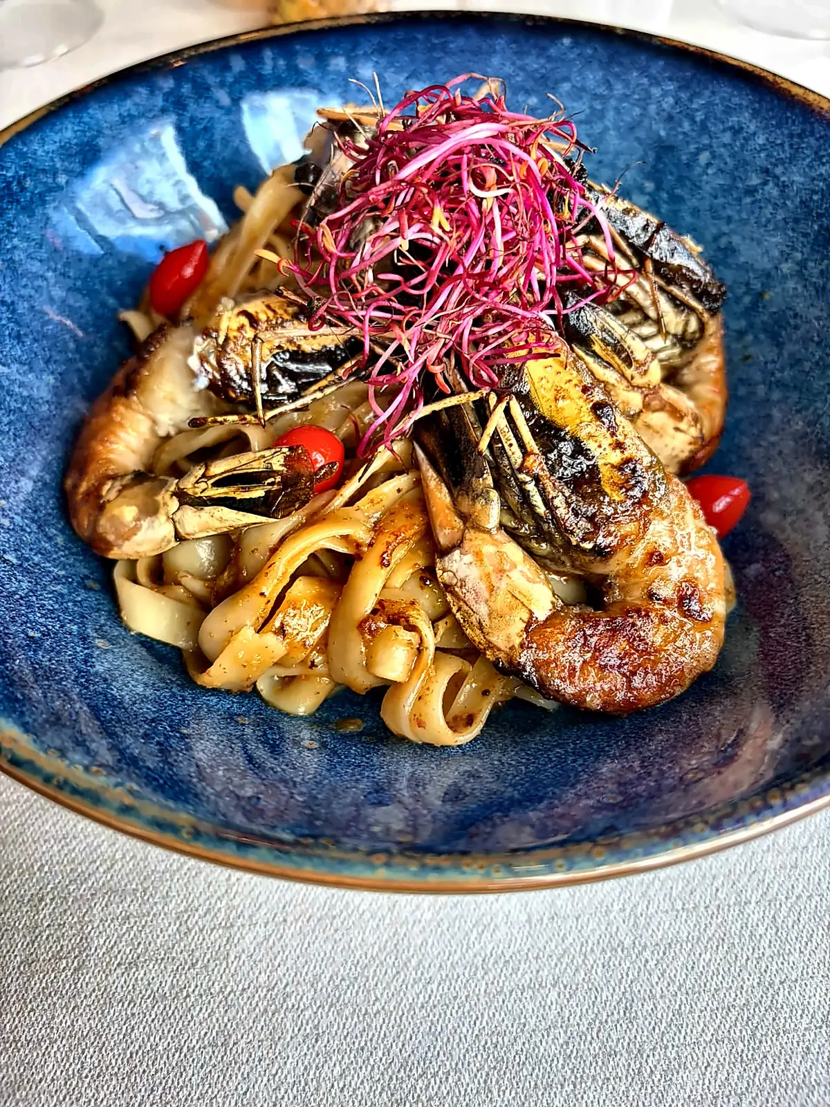 Tagliatelles aux langoustines